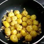 frying baby pototoes
