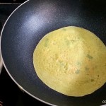 making vege pancake